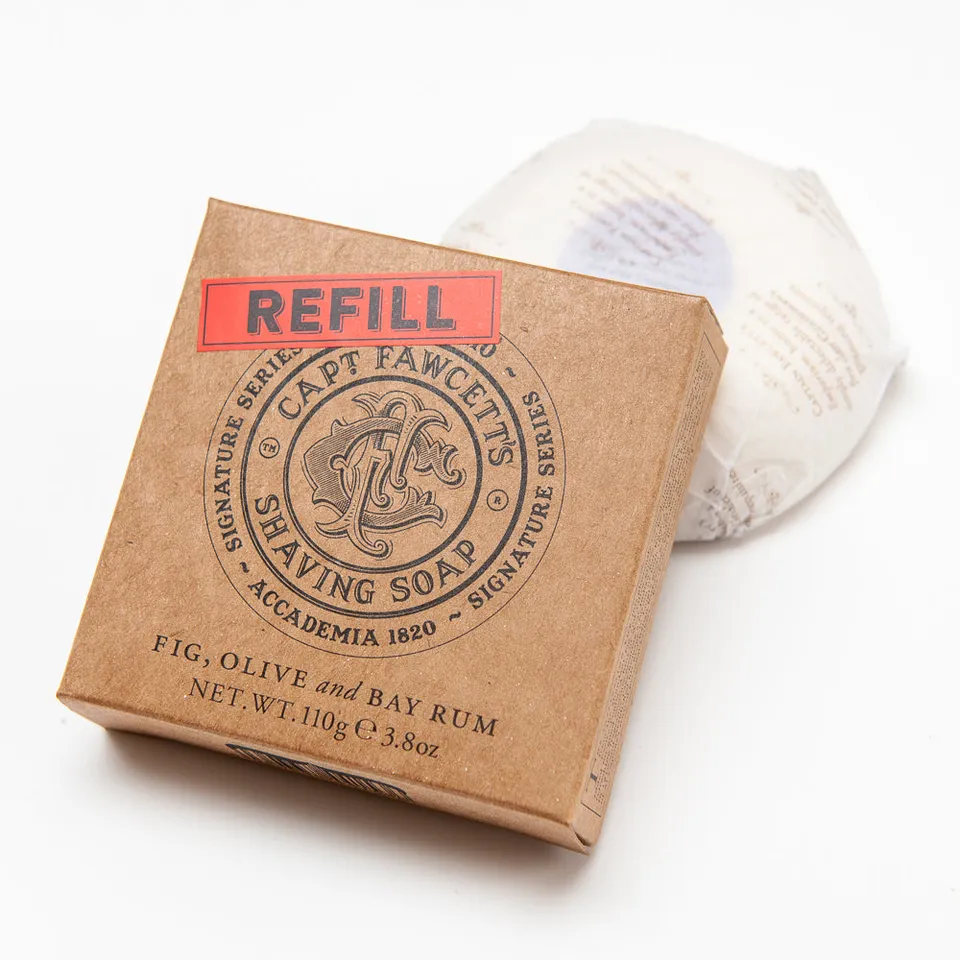 captain-fawcett-scapicchio-fig-olive-bay-rum-shaving-soap-refill-rasierseife-nac image 1