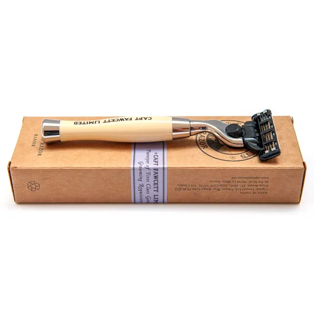 captain-fawcett-finest-hand-crafted-safety-razor-doppelklingen-rasierhobel-imita image 1