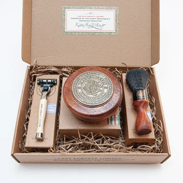 captain-fawcett-scapicchio-shaving-gift-set-rasiergeschenkset-mit-rasierseife-fe image 1