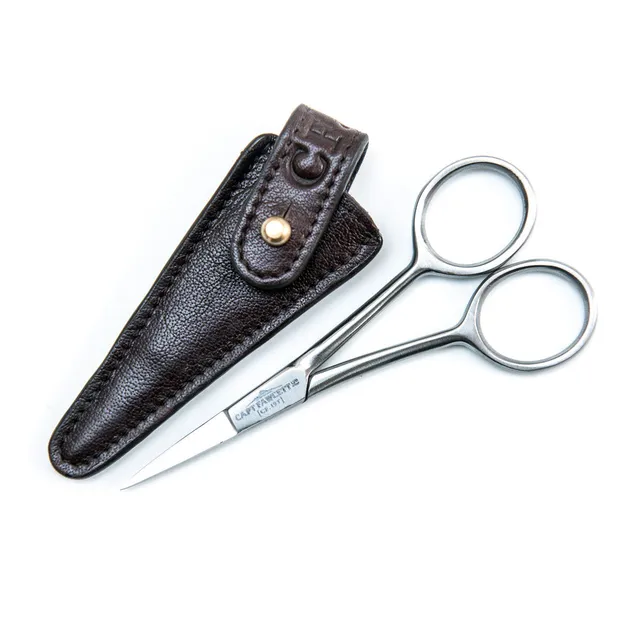 captain-fawcett-hand-crafted-grooming-scissors-cf-19t-pr-zisions-bartschere-mit- image 1