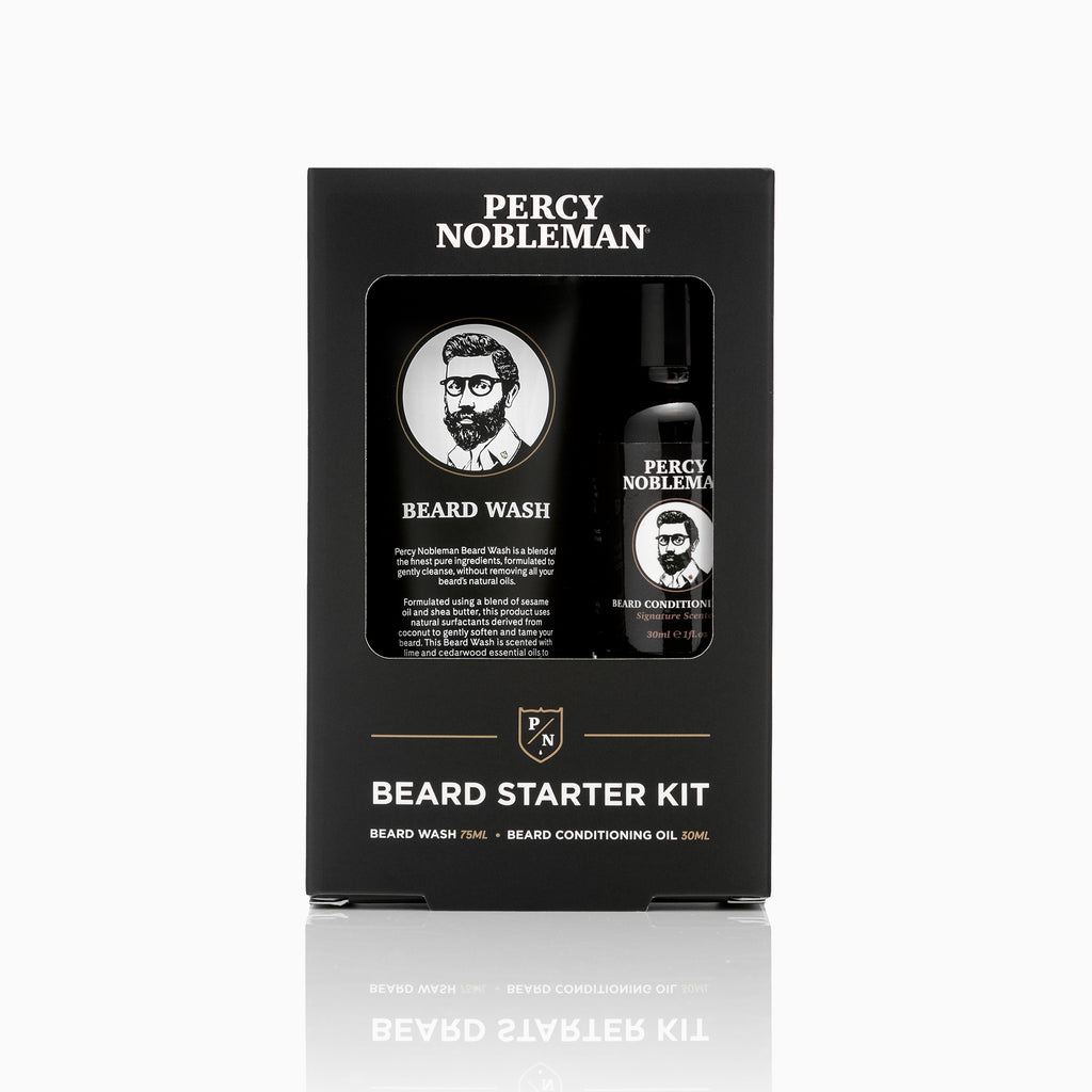 percy-nobleman-beard-starter-kit-bartpflege-set-mit-beard-wash-75-ml-und-signatu image 1