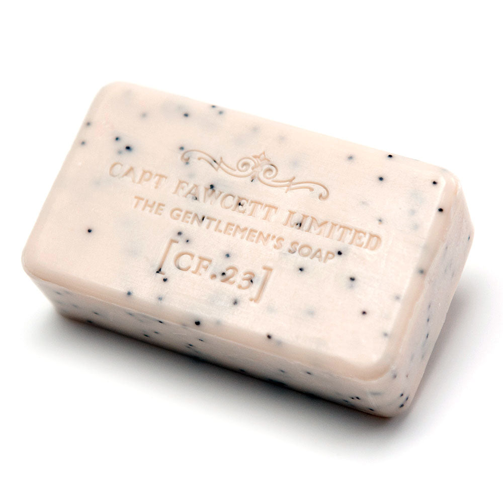 captain-fawcett-the-gentleman-s-soap-cf-23-peeling-seife-mit-mohnsamen-patchouli image 2