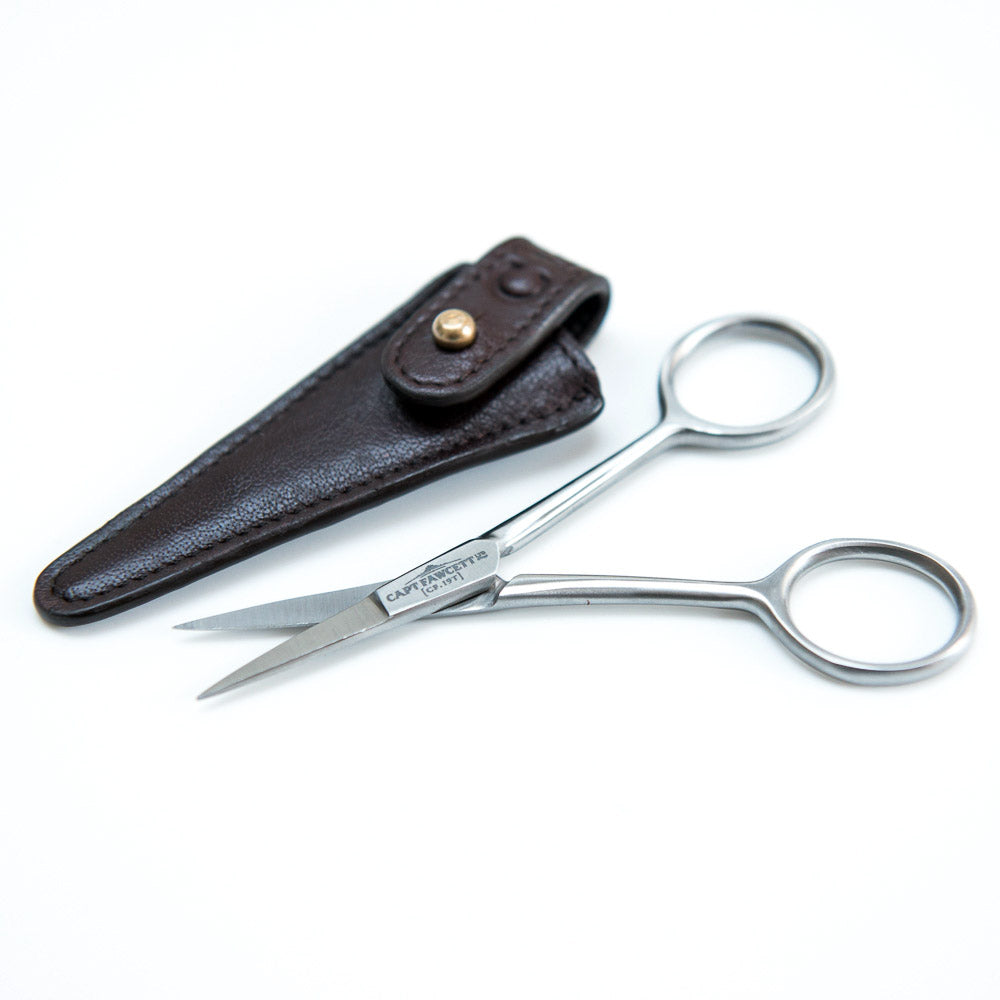 captain-fawcett-hand-crafted-grooming-scissors-cf-19t-pr-zisions-bartschere-mit- image 4
