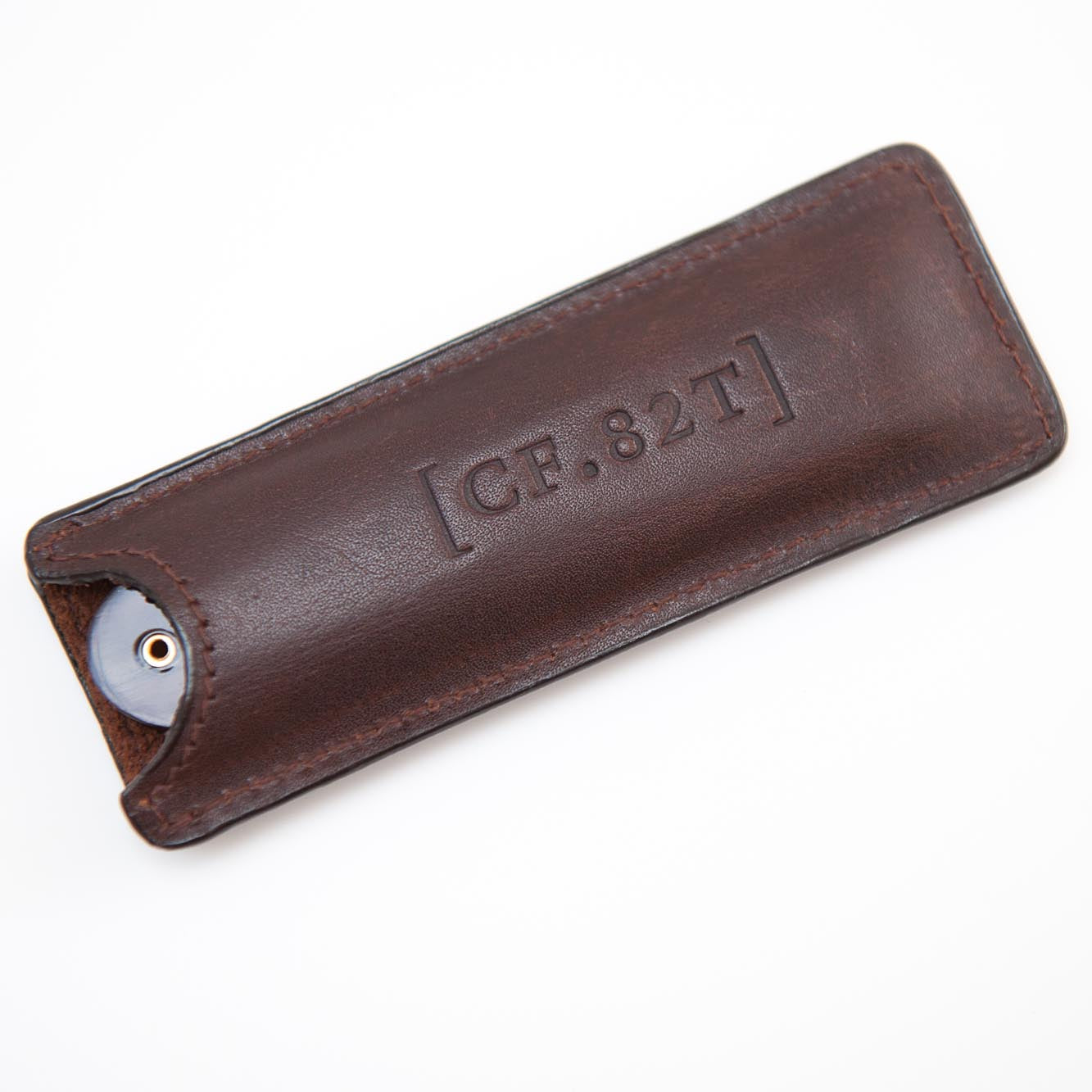 captain-fawcett-cf-82t-folding-pocket-bartkamm-mit-lederetui image 3
