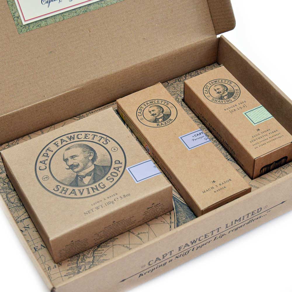captain-fawcett-shave-brush-razor-soap-gift-set-nassrasur-set-mit-safety-razor-f image 3