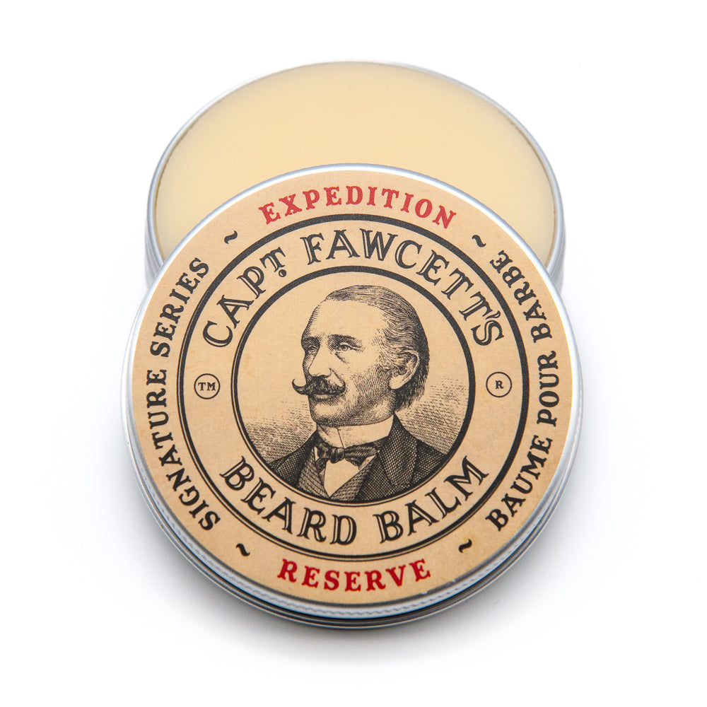 captain-fawcett-expedition-reserve-beard-balm-bartbalsam-mit-gr-nem-holzig-w-rzi image 2