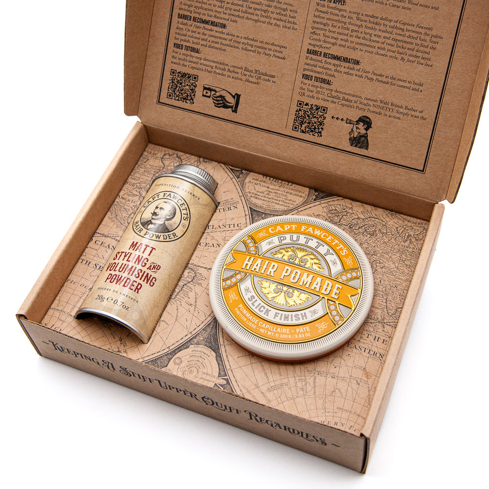captain-fawcett-hair-couture-geschenkset-putty-pomade-matt-styling-powder image 4