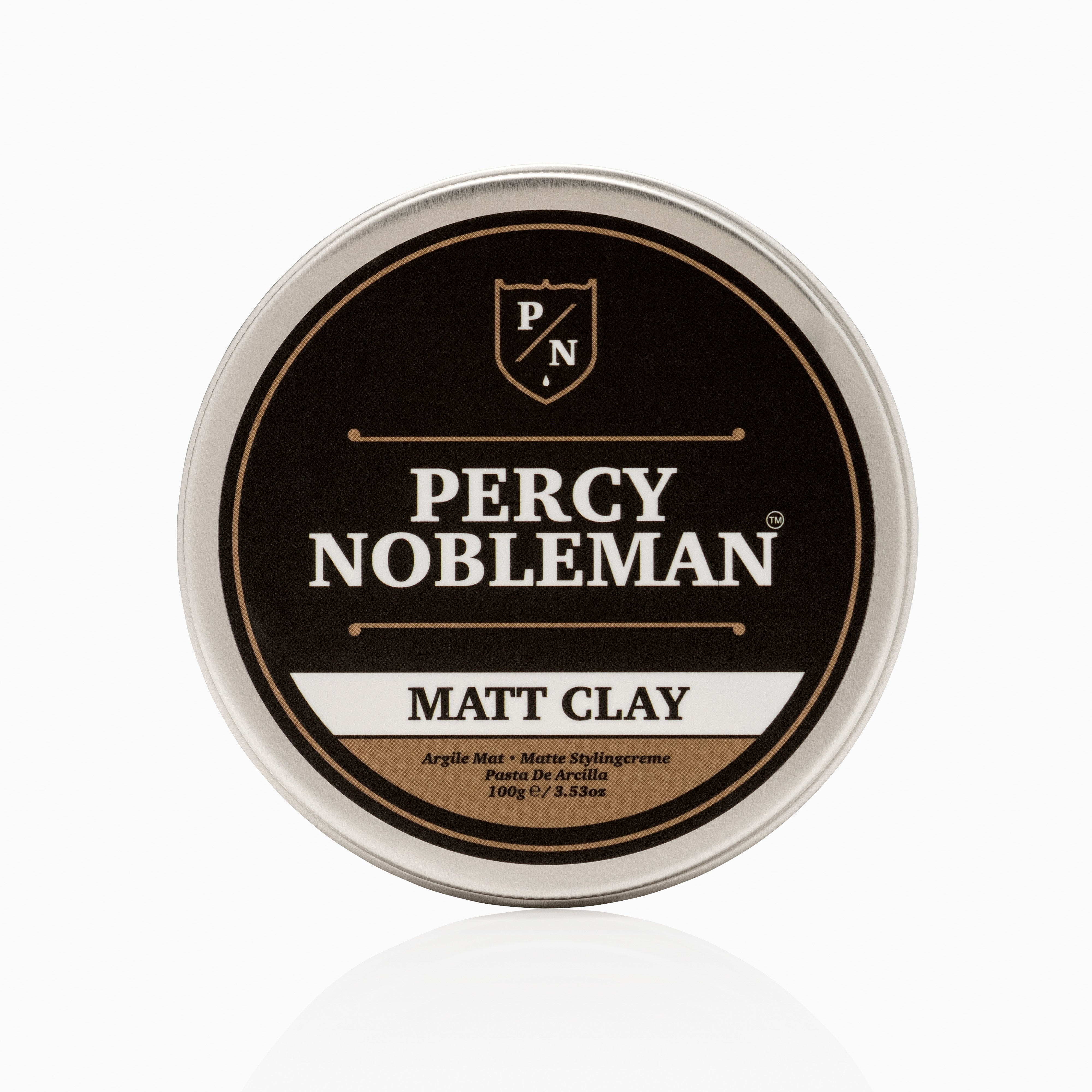 percy-nobleman-matt-clay-ha-styling-clay-mit-starkem-halt-mattem-finish-parabenf image 2