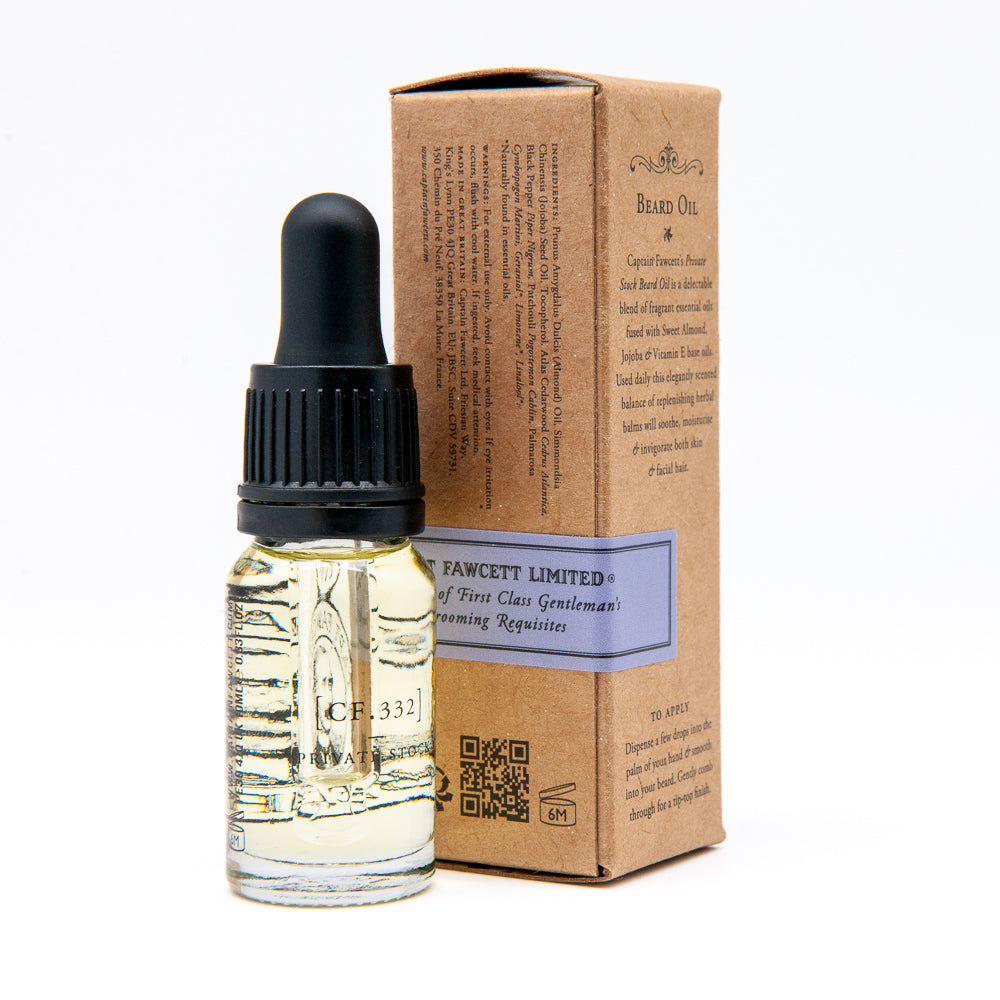 captain-fawcett-private-stock-beard-oil-10-ml-reiseflasche-bart-l-mit-zedernholz image 4