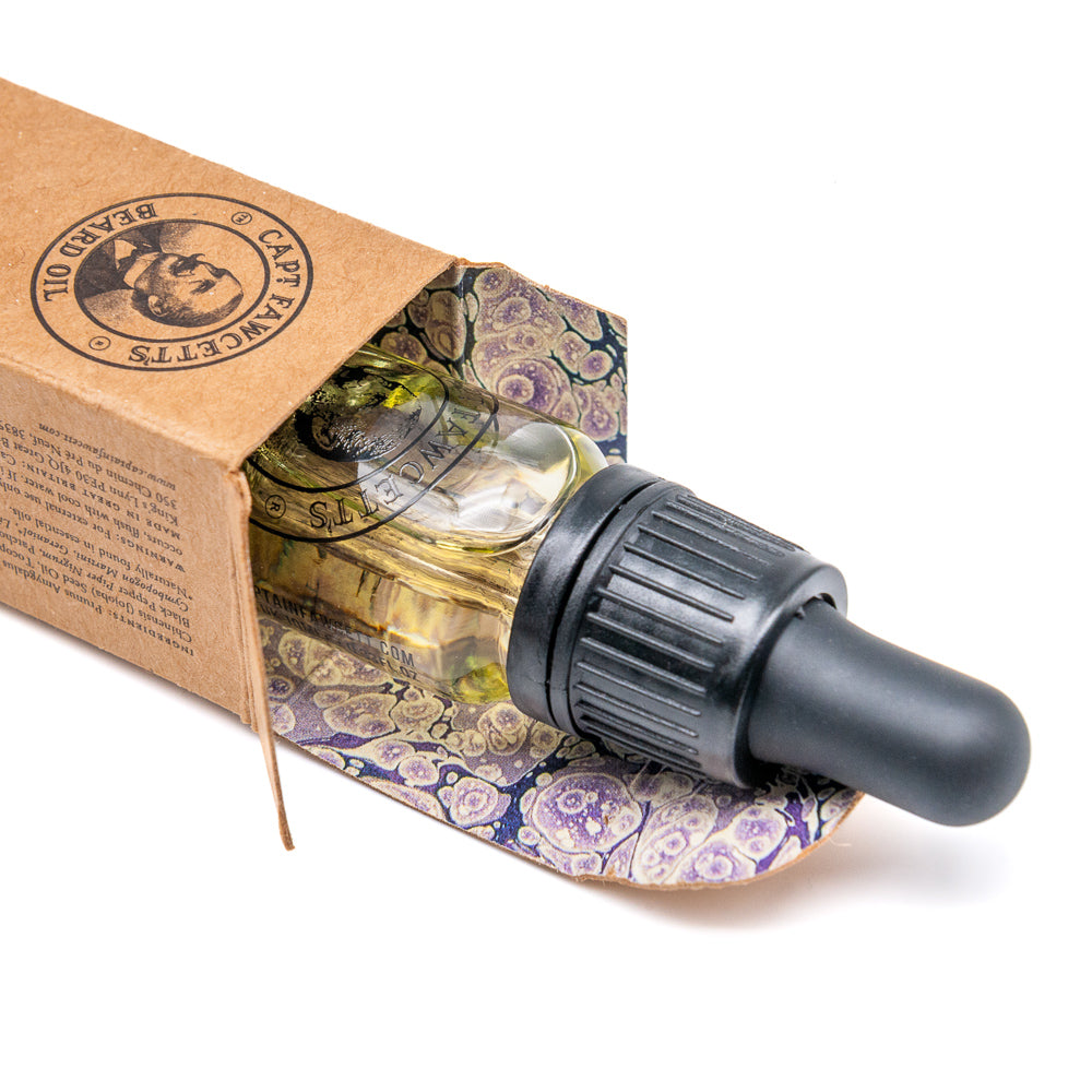 captain-fawcett-private-stock-beard-oil-10-ml-reiseflasche-bart-l-mit-zedernholz image 2