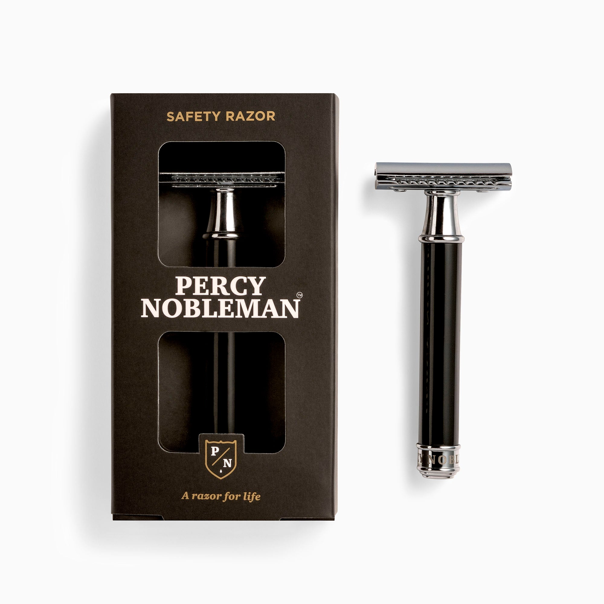 percy-nobleman-safety-razor-handgemachter-rasierhobel-inkl-5-klingen image 1