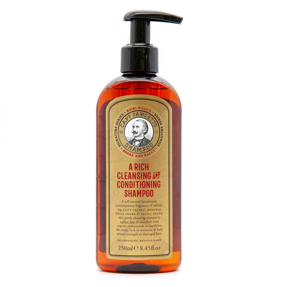 captain-fawcett-booze-baccy-shampoo-250-ml-sulfatfreies-pflege-shampoo-mit-orang image 1