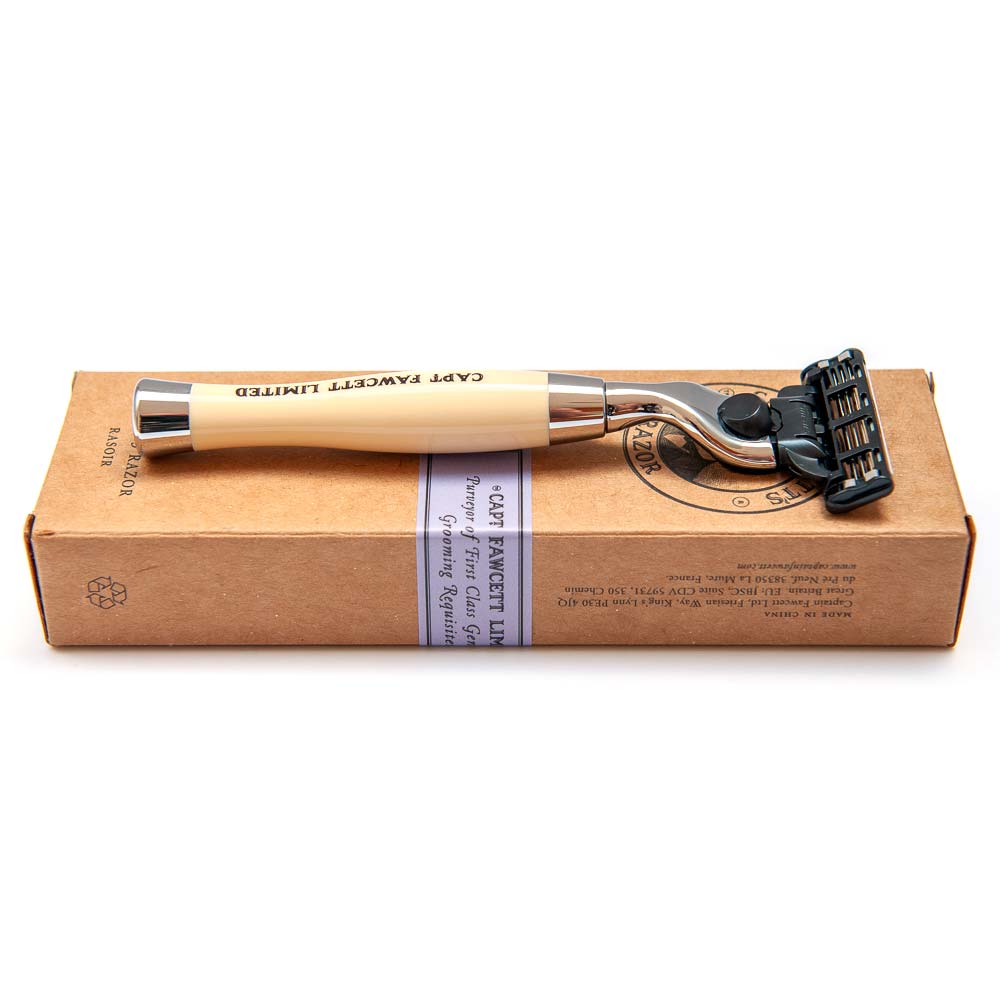 captain-fawcett-finest-hand-crafted-safety-razor-doppelklingen-rasierhobel-imita image 1
