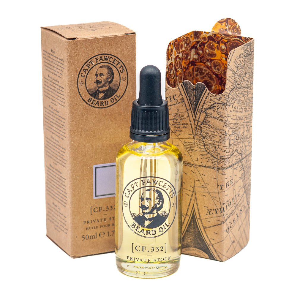 captain-fawcett-private-stock-beard-oil-50ml-bart-l-mit-zedernholz-schwarzem-pfe image 2