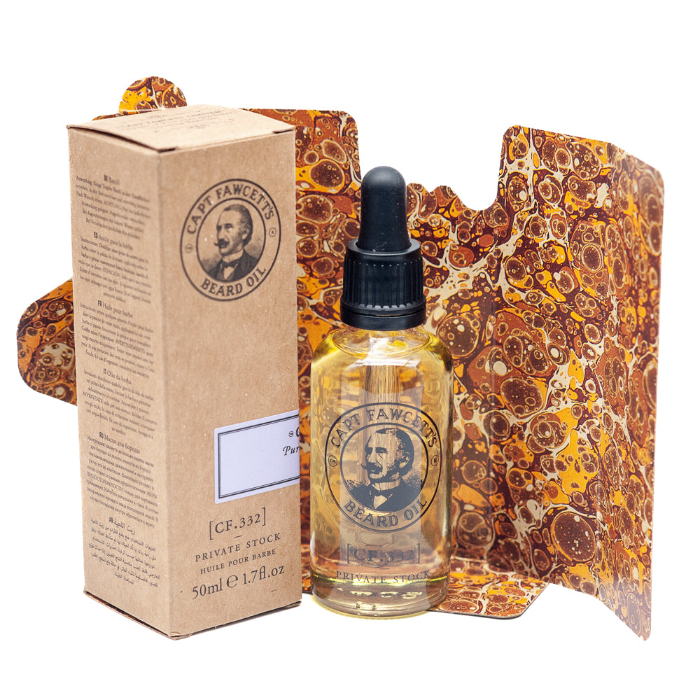 captain-fawcett-private-stock-beard-oil-50ml-bart-l-mit-zedernholz-schwarzem-pfe image 3