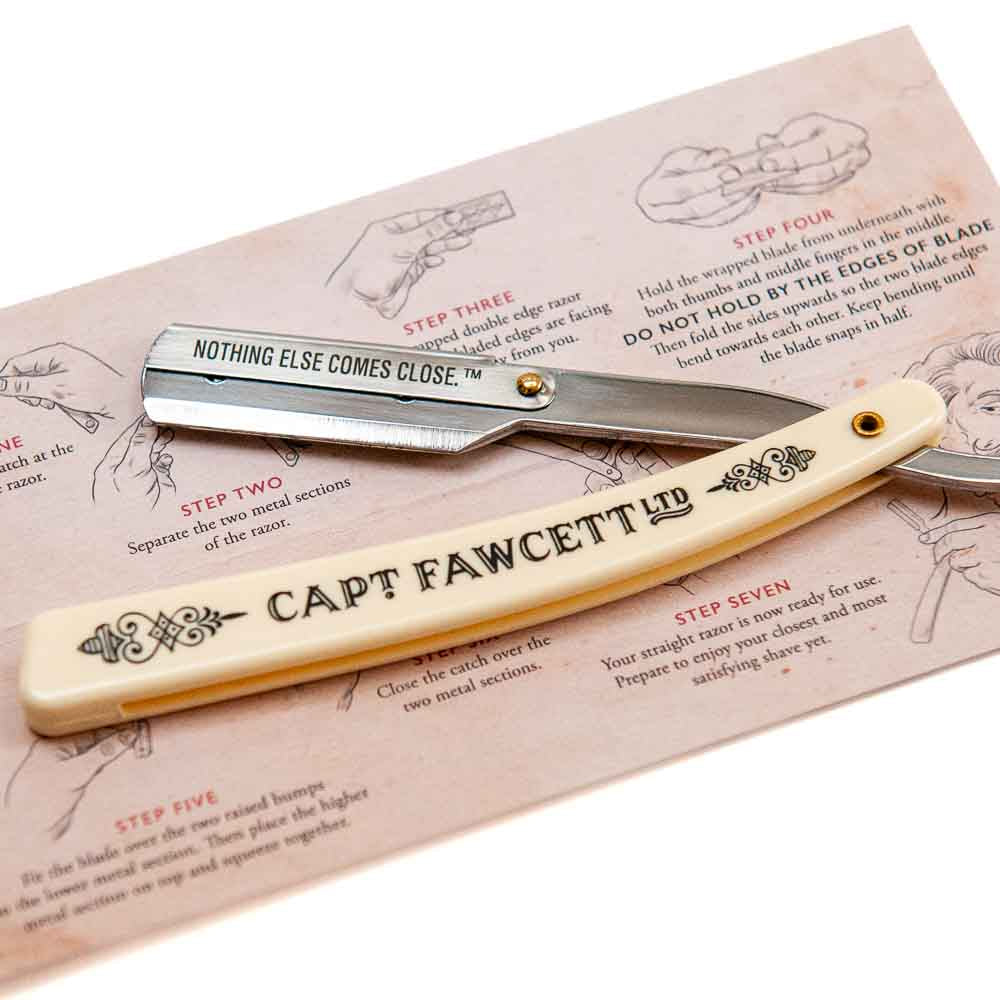 captain-fawcett-disposable-blade-straight-razor-rasiermesser-shavette-mit-wechse image 3