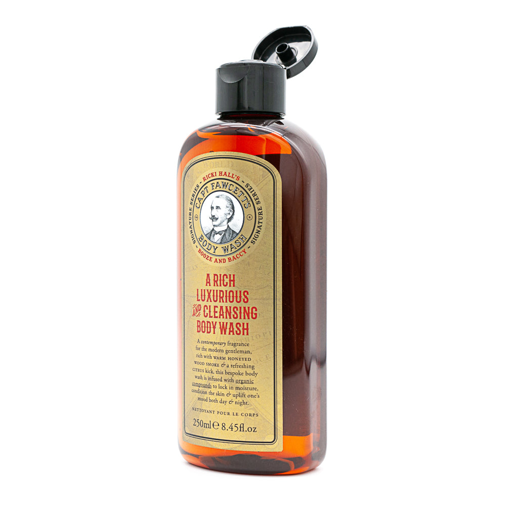 captain-fawcett-booze-baccy-body-wash-duschgel-mit-orange-holzrauch image 3