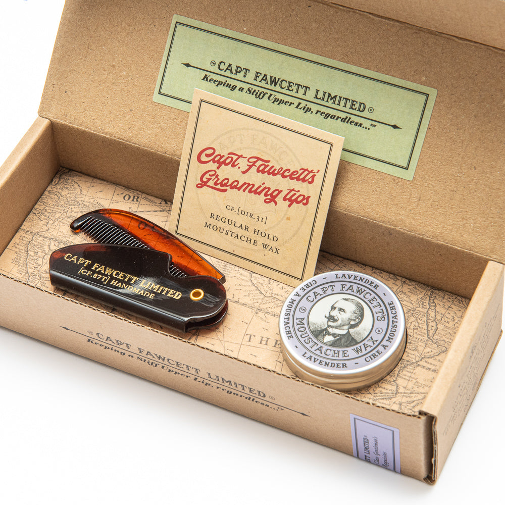 captain-fawcett-cf-87t-moustache-wax-folding-pocket-moustache-comb-set-bartwachs image 6