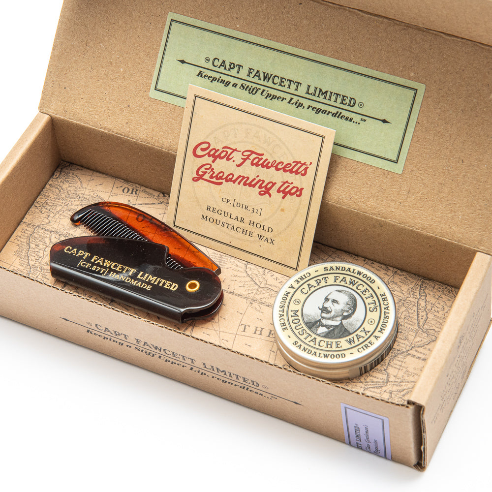 captain-fawcett-cf-87t-moustache-wax-folding-pocket-moustache-comb-set-bartwachs image 5