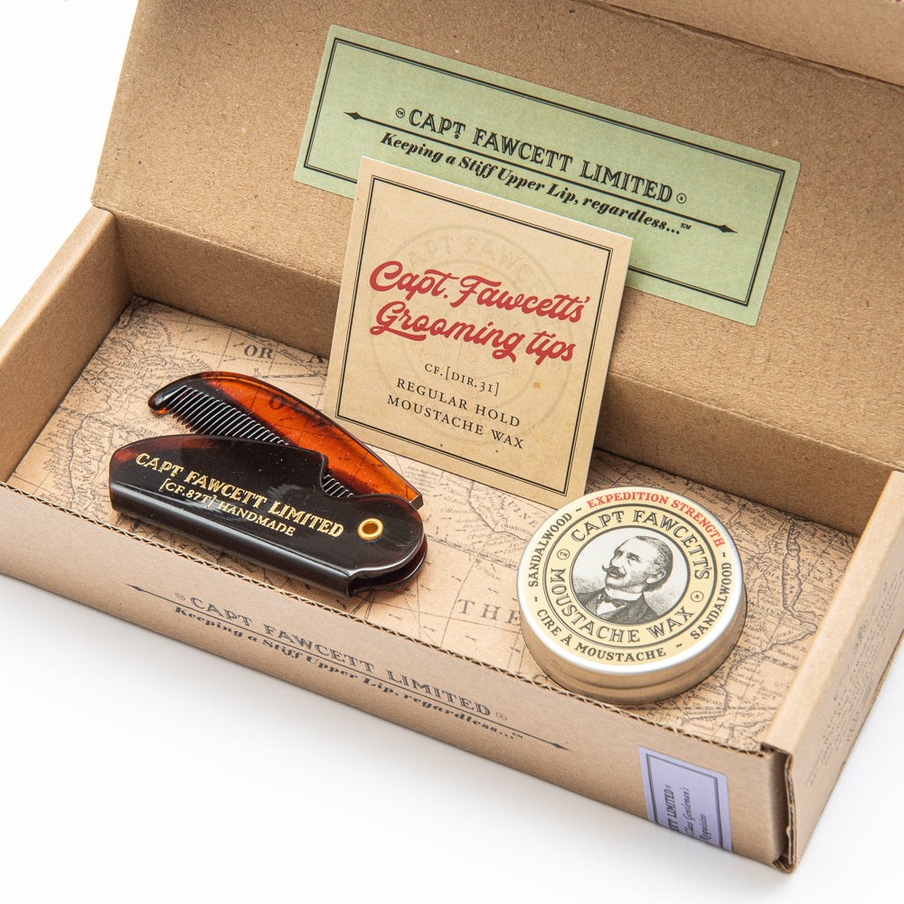 captain-fawcett-cf-87t-moustache-wax-folding-pocket-moustache-comb-set-bartwachs image 7